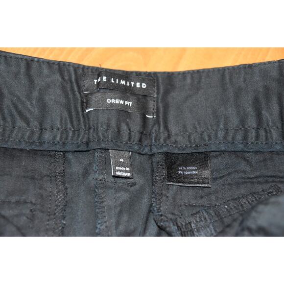 The Limited, Drew Fit, Size 4, Black, Bermuda Length, LN - Picture 4 of 5